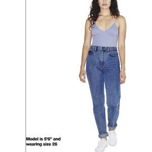 American Apparel Women's High-Waist Jean Blue Size 33 NWT